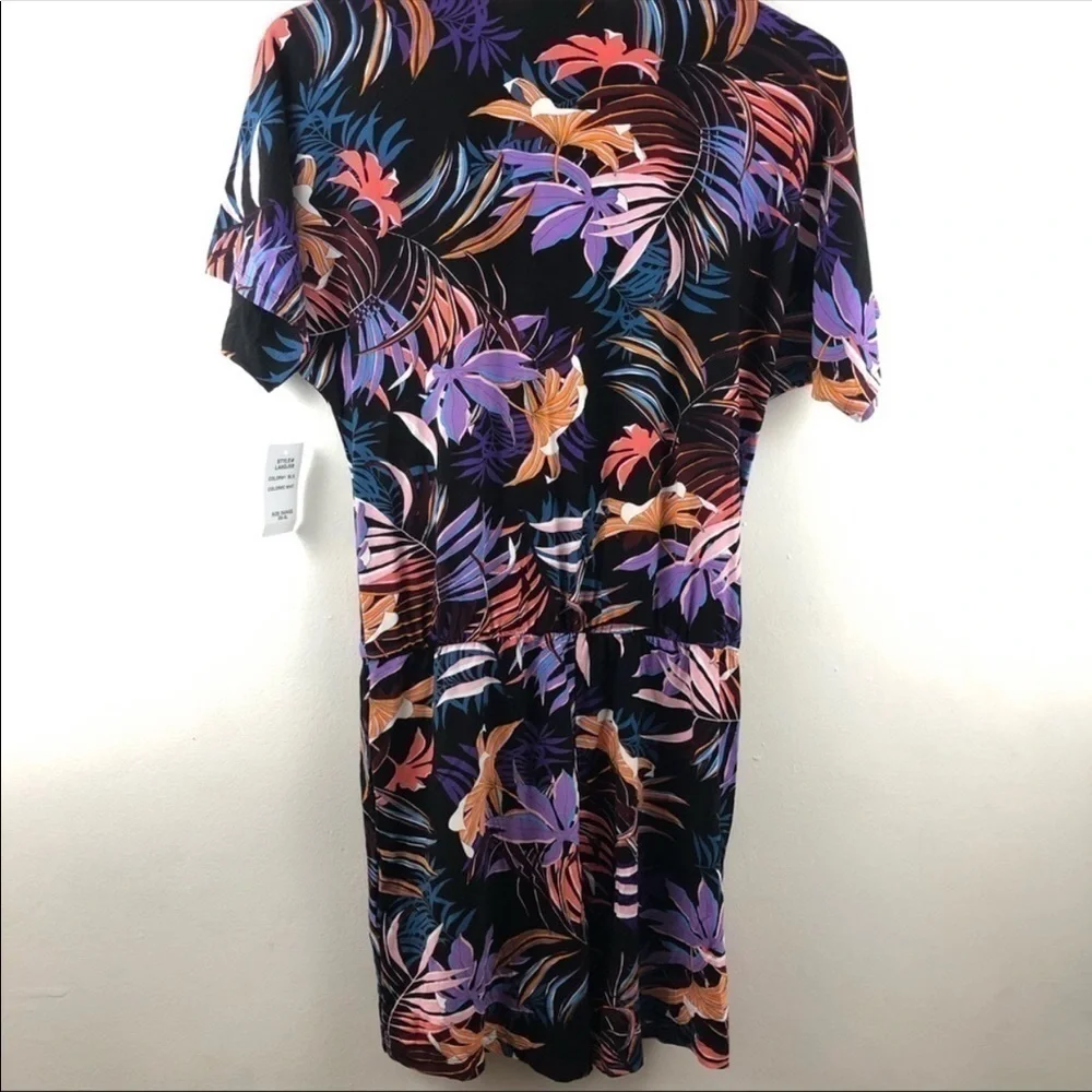 La Blanca Floral Swim Coverup Romper S